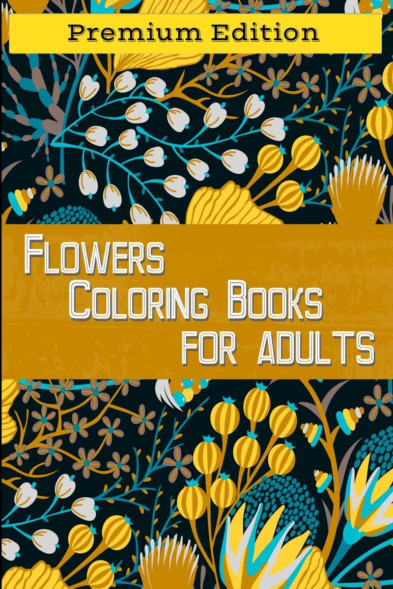 Flowers Coloring Books for Adults