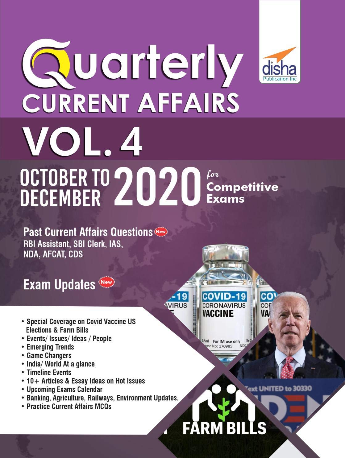 Quarterly Current Affairs Vol. 4  October To December 2020 For Competitive Exams