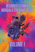 Beginner Flower Mandala Coloring Book