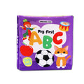 Baby My First Cloth Book Abc With Squeaker And Crinkle Paper, NonToxic Early Educational Book For Toddlers, Infants Age 0 3 Ye
