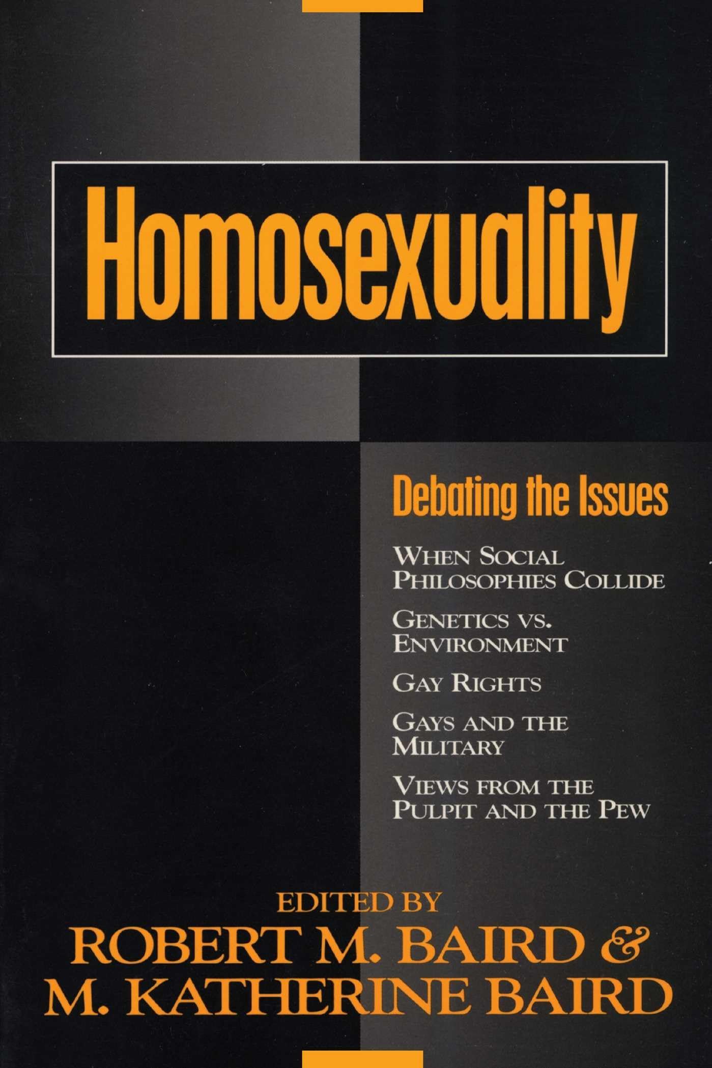 Homosexuality: Debating the Issues (Contemporary Issues)