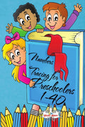 Numbers Tracing for Preschoolers : Colouring and number tracing, large printers.