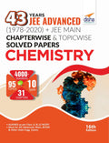 43 Years Jee Advanced (1978  2020) + Jee Main Chapter Wise & Topic Wise Solved Papers Chemistry 16Th Edition