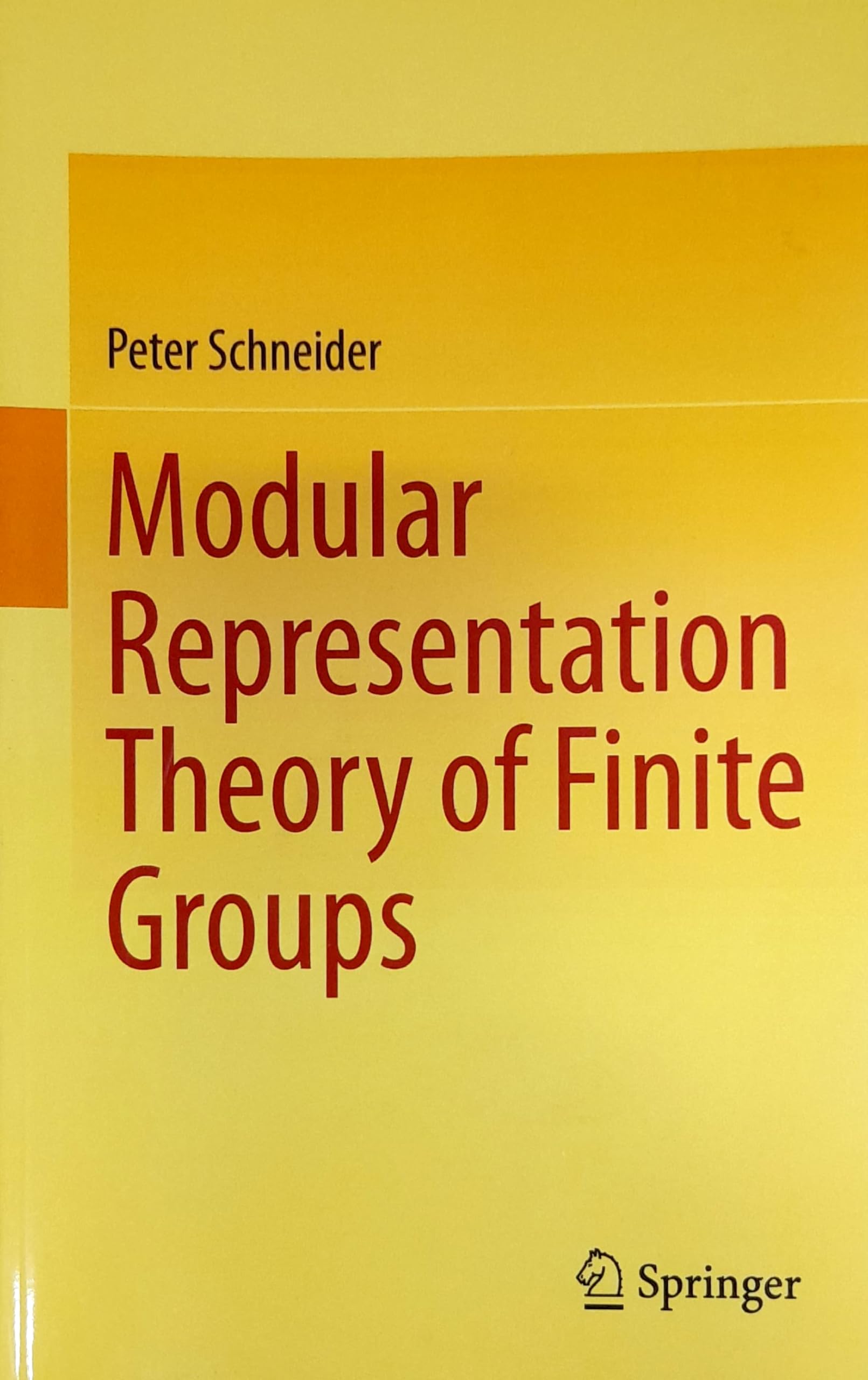 Modular Representation Theory Of Finite Groups (Pb 2018)