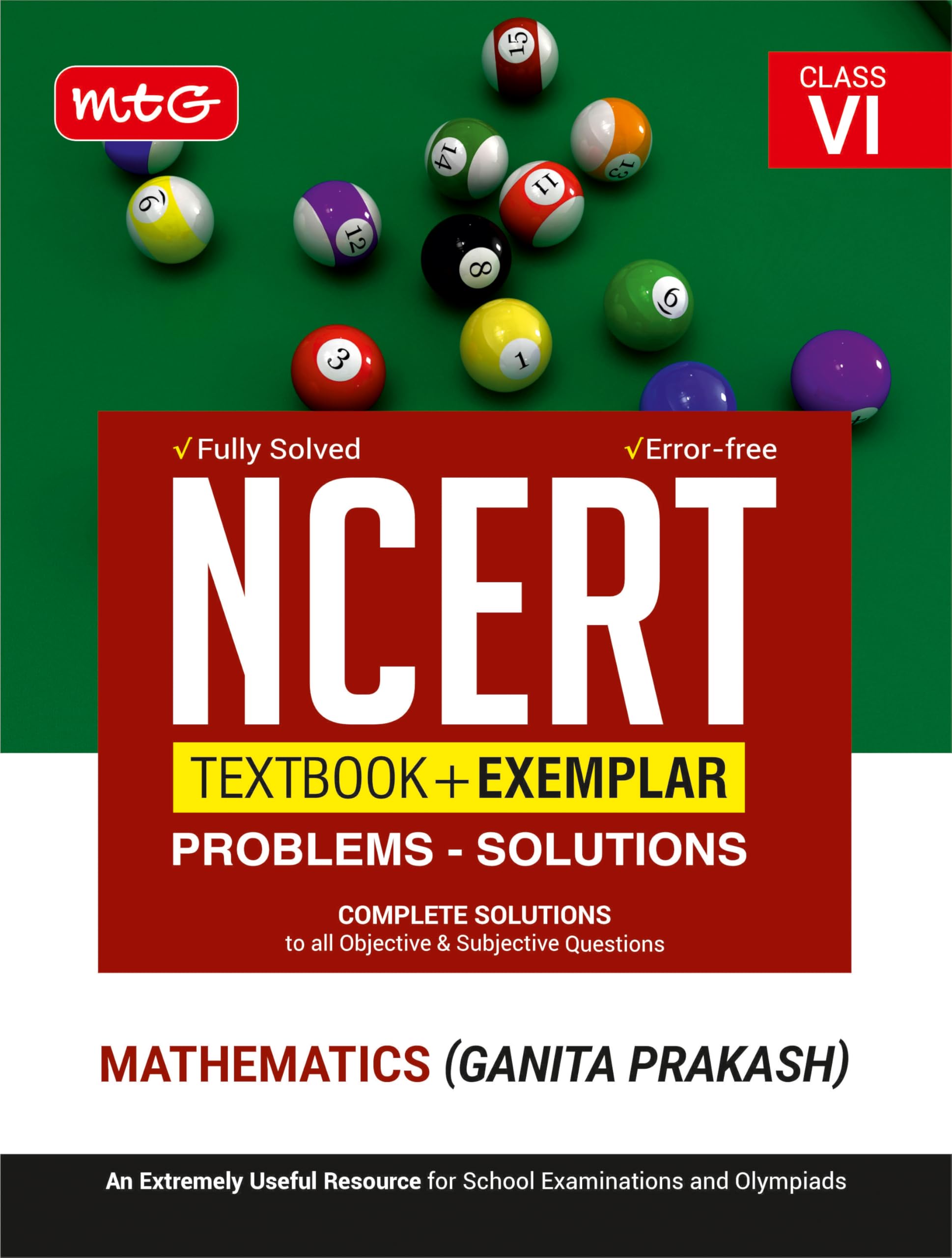 MTG Class 6 NCERT Textbook + Exemplar Problems Solutions Mathematics | Complete Solutions to All Objective & Subjective Question