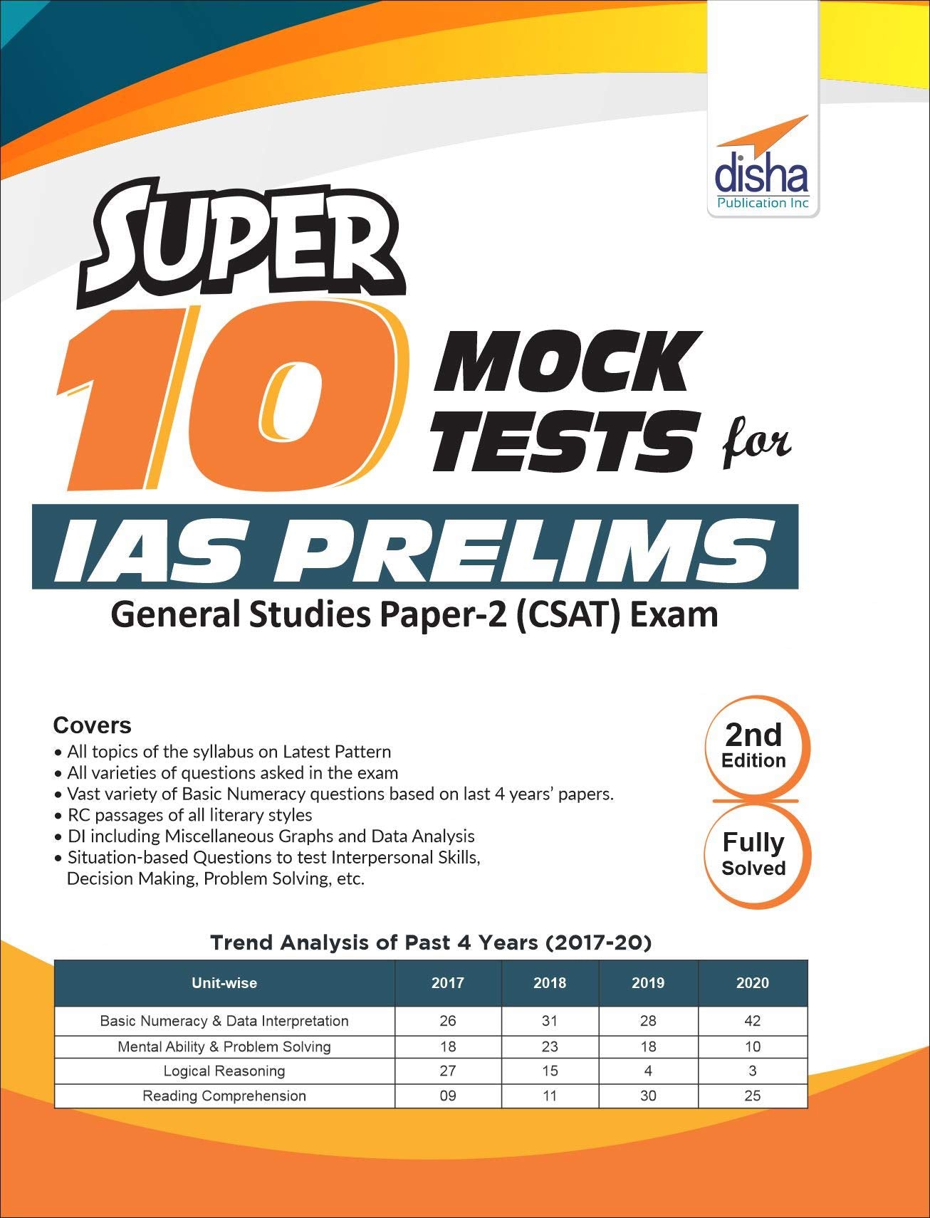 Super 10 Mock Tests For IAS Prelims General Studies Paper 2 (CSAT) Exam  2nd Edition