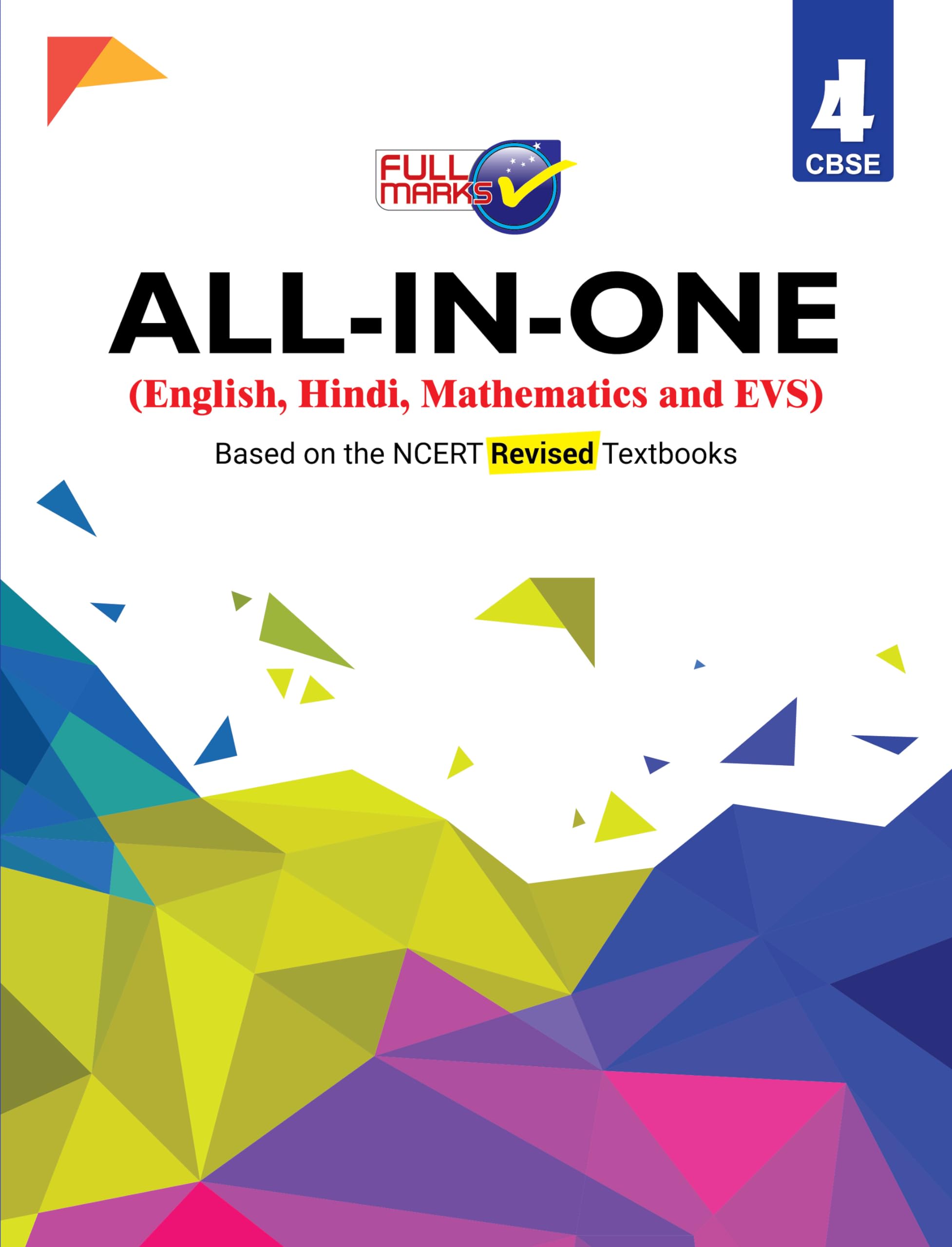 All In One Class 4  Cbse  (English, Hindi, Mathematics & Evs) Examination 202223
