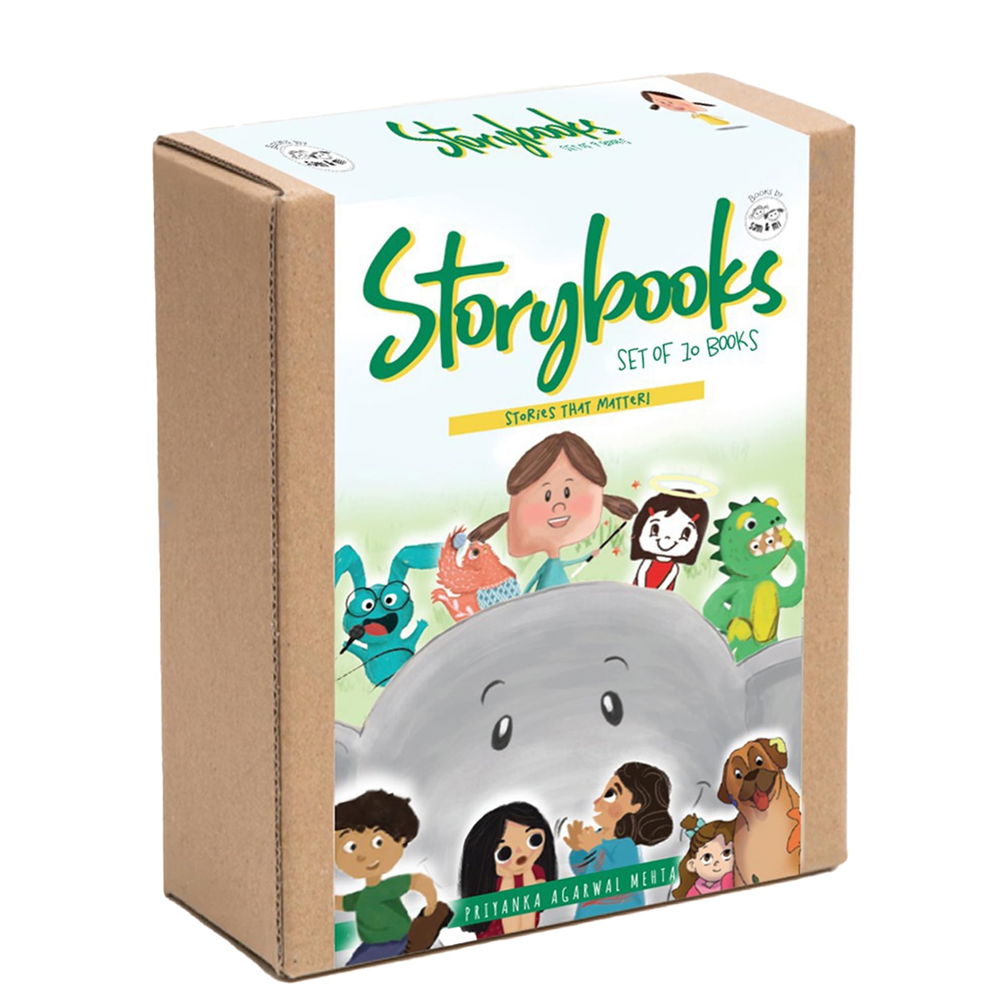 Storybooks for Kids by SAM & MI | Gift Set of 10 Picture Books That Build Empathy & Imagination | Perfect Educational & Bedtime 