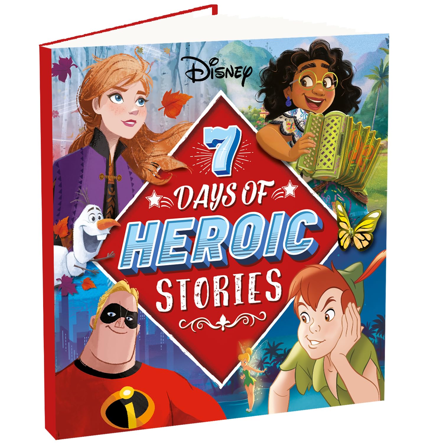 Disney 7 Days of Heroic Stories  Collection of 7 Stories| Encanto | Buzz Lightyear| Peter Pan| Raya and the Last Dragon| Onward