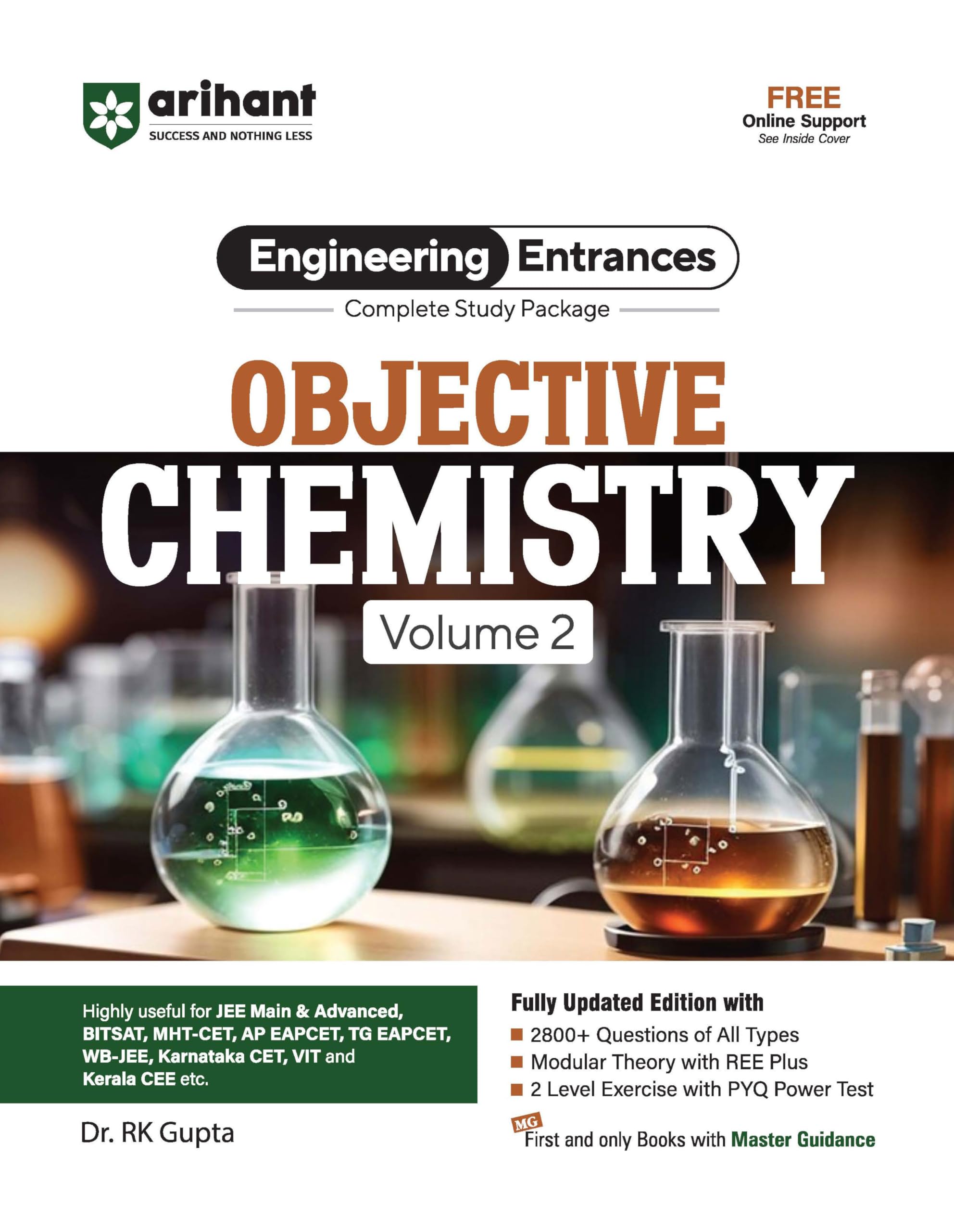 (Old Edition) Arihant JEE Main Objective Chemistry for Volume 2 | Other Engineering Entrances 20252026 (Objective Physics Serie