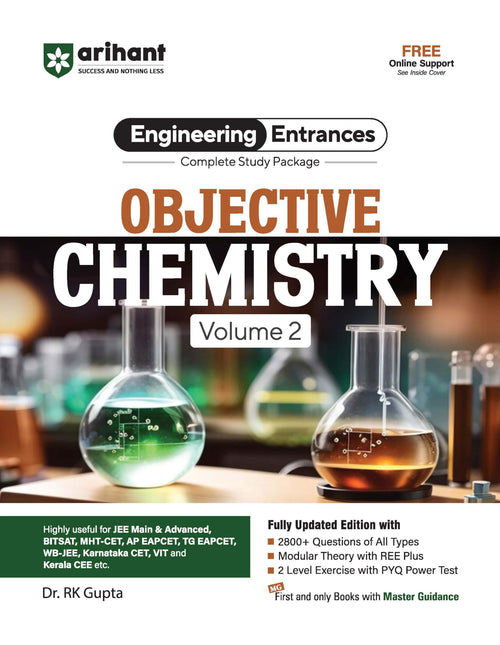(Old Edition) Arihant JEE Main Objective Chemistry for Volume 2 | Other Engineering Entrances 20252026 (Objective Physics Serie
