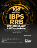 35 Ibps Rrb Officer Scale 1 & Office Assistant Prelim & Main Previous YearWise Solved Papers (2013  2023) 5Th Edition