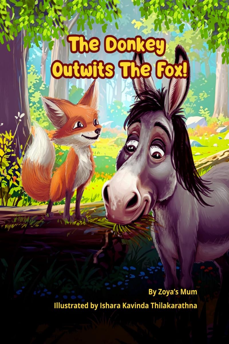 The Donkey Outwits The Fox!: A Gripping Rhyming Story about Courage, Cleverness, and Confidence!