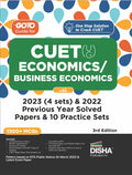 Go To Guide For Cuet (Ug) Economics/ Business Economics With 2023 (4 Sets) & 2022 Previous Year Solved Papers & 10 Practice Sets