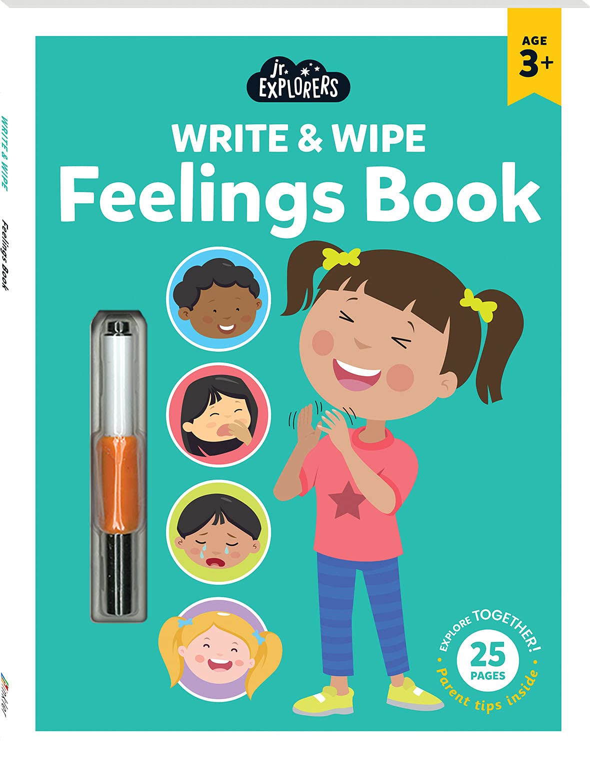 Junior Explorers Write And Wipe: Feelings Book