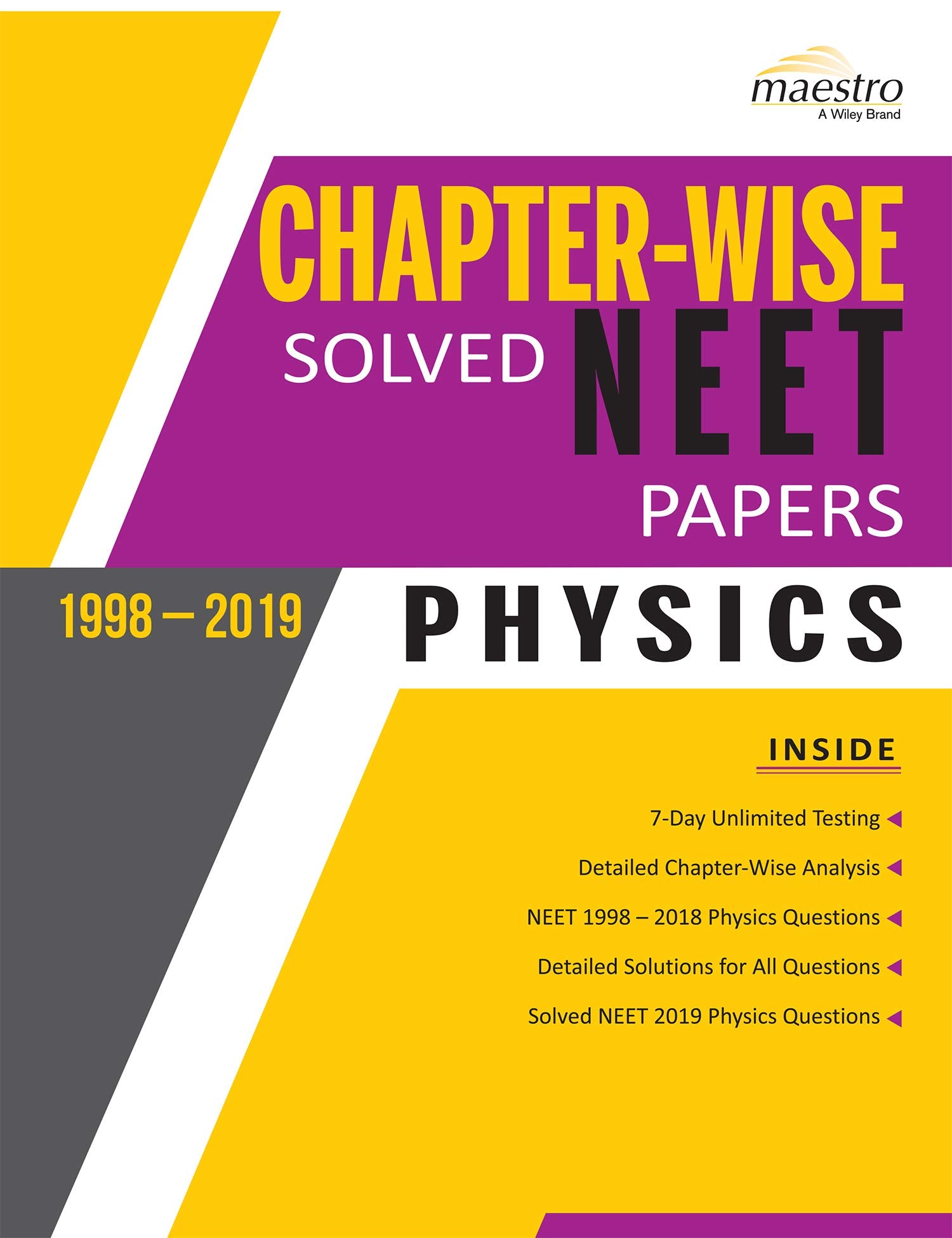 Wileys ChapterWise Solved NEET Papers (19982019) Physics