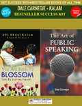 SUCCESS KIT: DALE CARNEGIE + APJ ABDUL KALAM (Set of 2 books) [THE ART OF PUBLIC SPEAKING (PB) + YOU ARE BORN TO BLOSSOM (PB)]