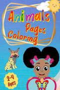 Animals Coloring Pages : Easy and Fun Educational Coloring Pages of Animals for Little Kids Age 24, 48, Boys, Girls, Preschool