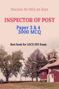 Inspector Of Post ExamPaper 3 & 4