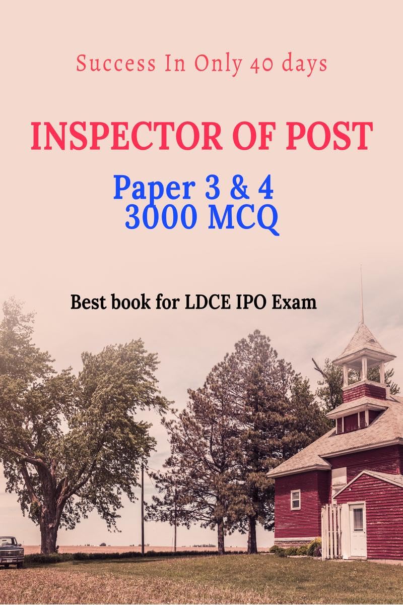 Inspector Of Post ExamPaper 3 & 4