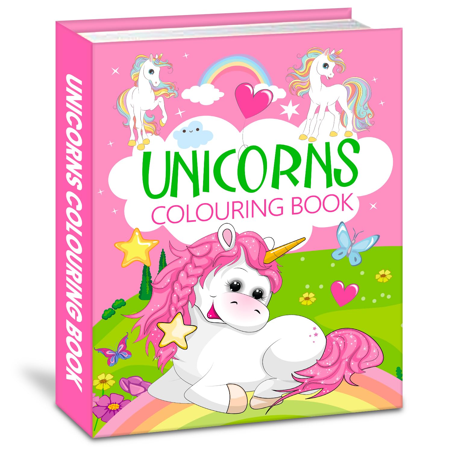 Hello Friend Books My Amazing Book of Colouring: Unicorns  Draw, Colour or Paint Copy Colouring Book with Colour Reference for