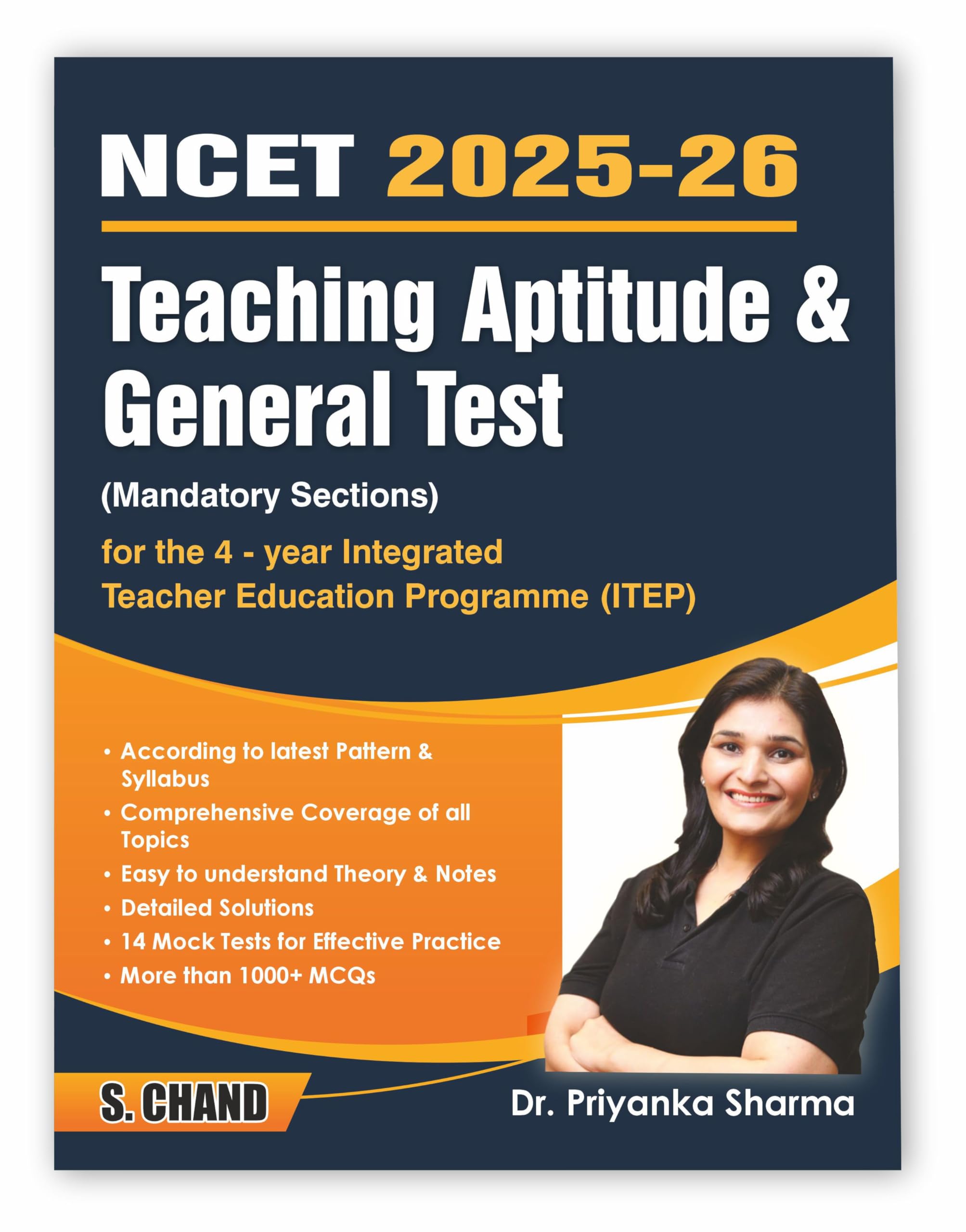 Teaching Aptitude & General Test NCET (National Common Entrance Test) Exam Book 2025  2026 | (Mandatory Sections) For the 4 Yea