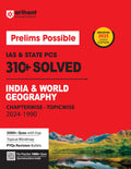 Arihant Prelims Possible IAS and State PCS Examinations 300+ Solved Chapterwise Topicwise (19902023) Geography India & World | 4