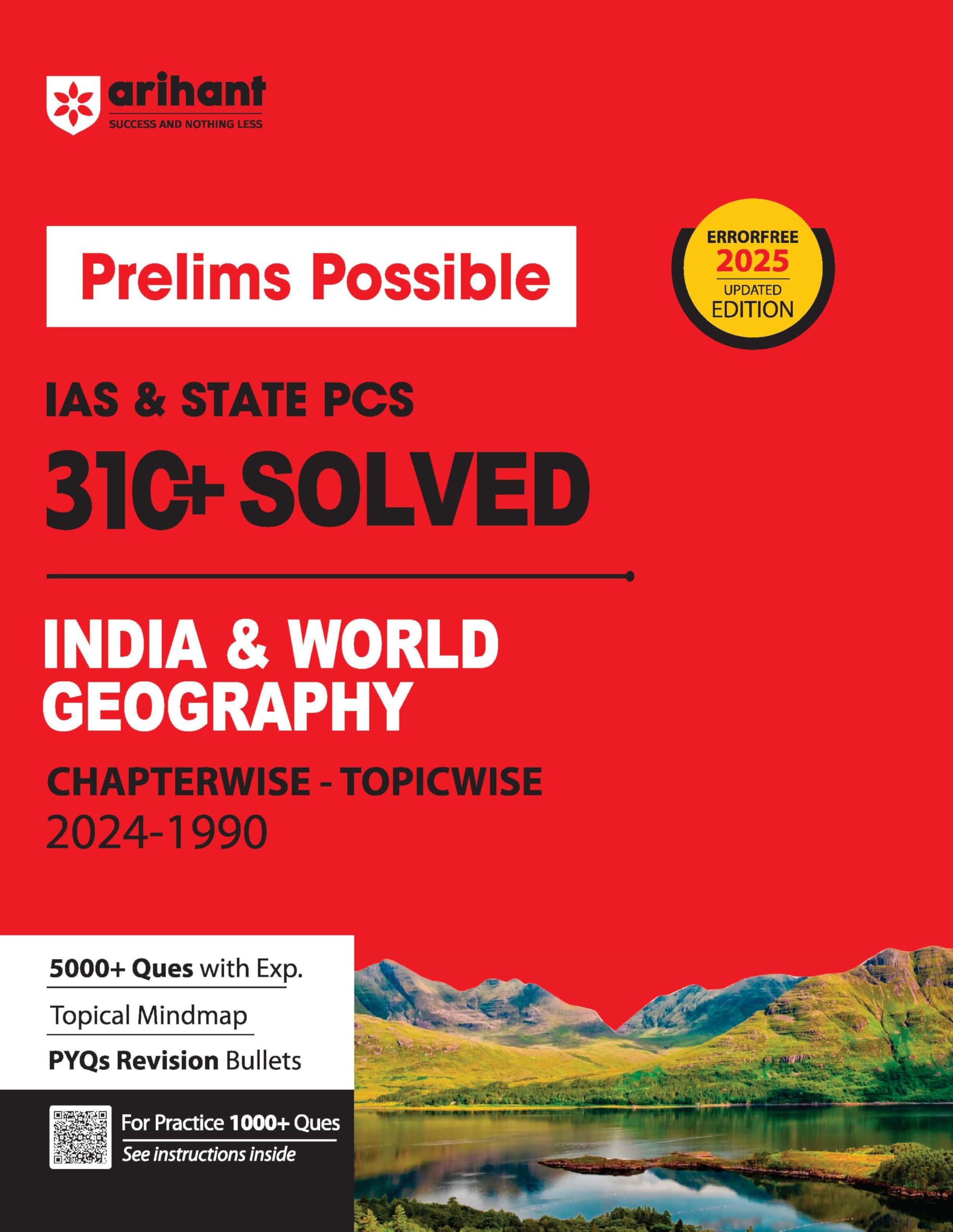 Arihant Prelims Possible IAS and State PCS Examinations 300+ Solved Chapterwise Topicwise (19902023) Geography India & World | 4