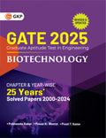 Gkp Gate 2025 : Biotechnology  25 Years ChapterWise & YearWise Solved Papers (20002024)