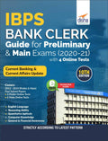 Ibps Bank Clerk Guide For Preliminary & Main Exams 202021 With 4 Online Tests (10Th Edition)