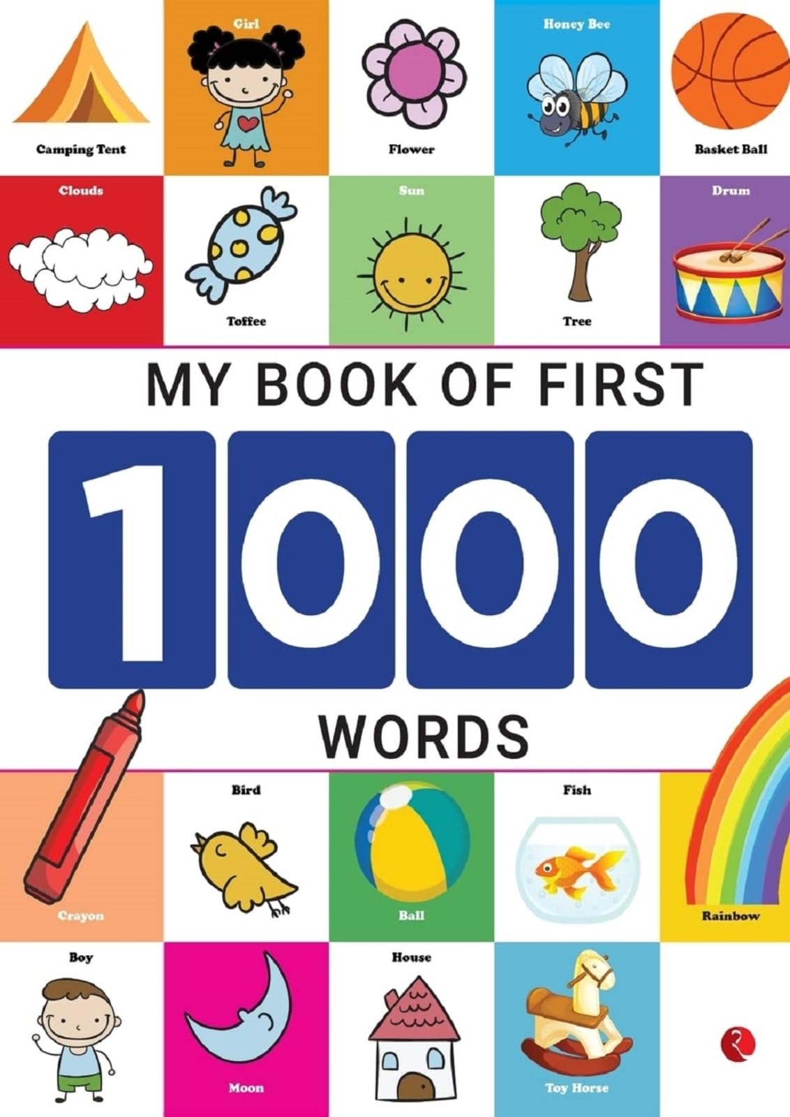 My Book of First 1000 Words  Interactive picture book  Numbers and Alphabets