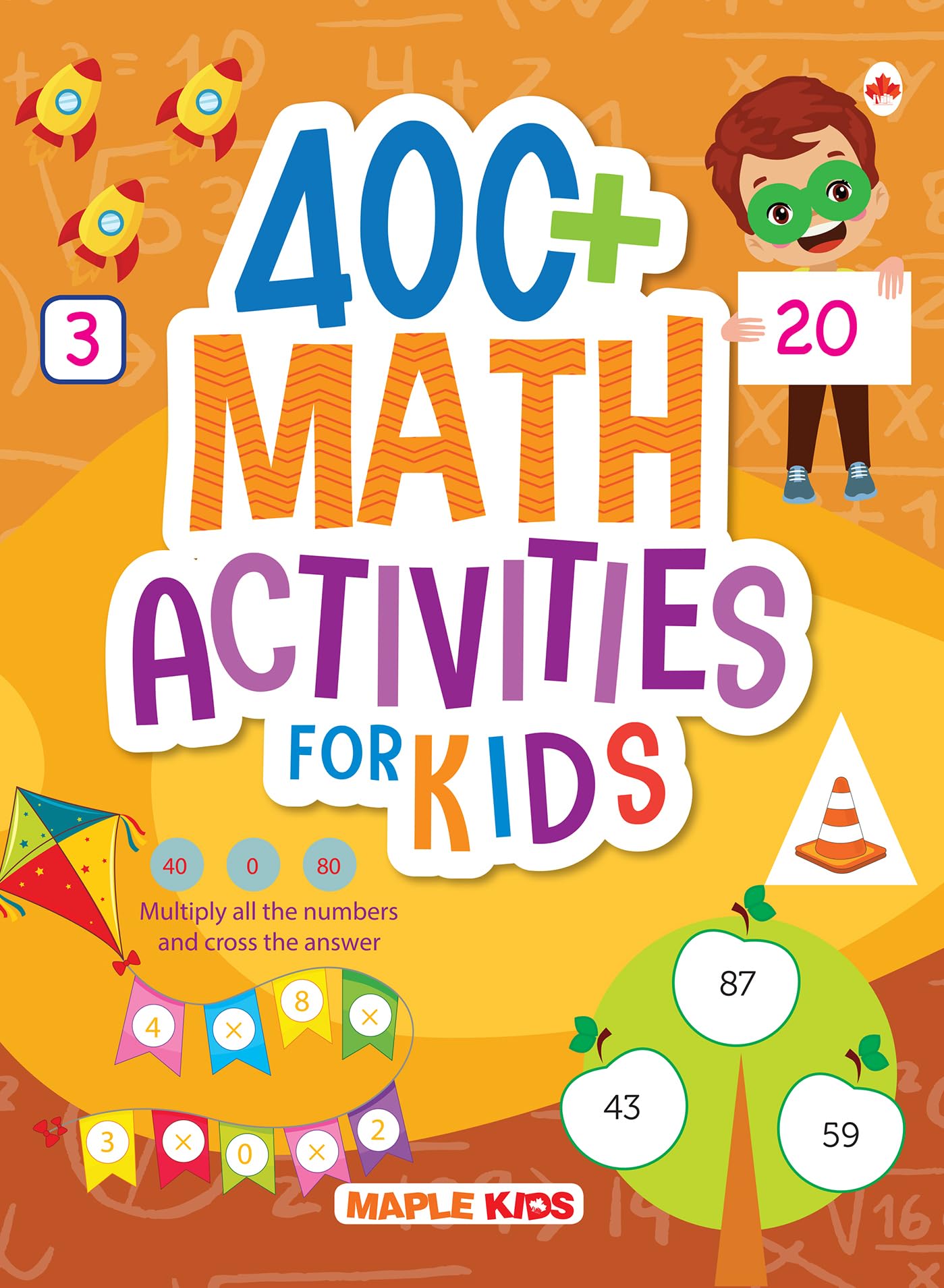 Activity Book for Kids  400+ Math Activities  Addition  Subtraction  Multiplication  Division  Maths Activity Book for Chi