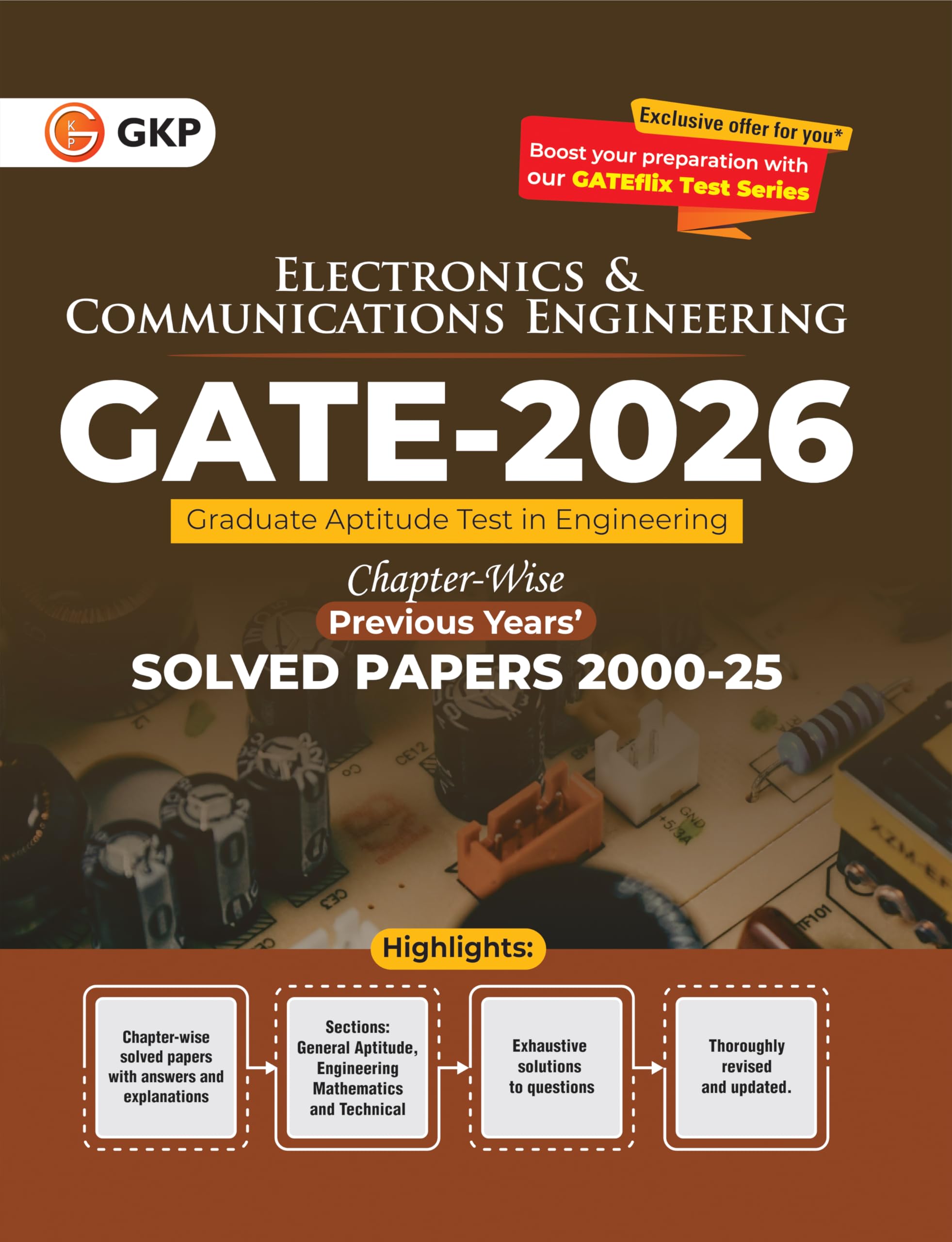 Gkp Gate 2026 Electronics & Communication Engineering | Chapter Wise Solved Papers (20002025) | 26 Years Pyqs For Concept Clari