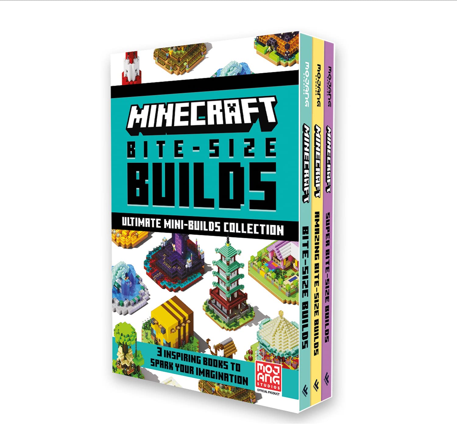 Bite Size Builds Slipcase x 3: The official collection of illustrated miniprojects with over 60 fun builds: great for gamers of