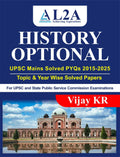 History Optional Upsc Mains Solved Pyqs 20152024 | Topic & Year Wise Solved Papers | L2A | Vijay Kr