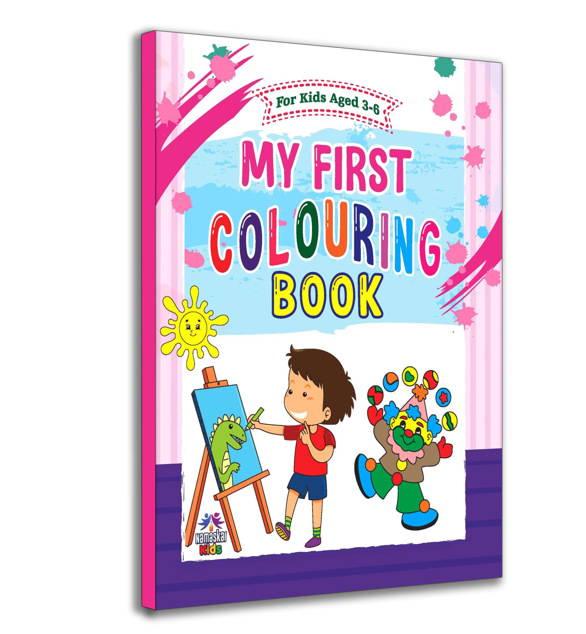 My First Colouring Book For Kids  Perfect Gift to Children for Painting, Drawing and Coloring Activity, Animal, Flowers, Transp