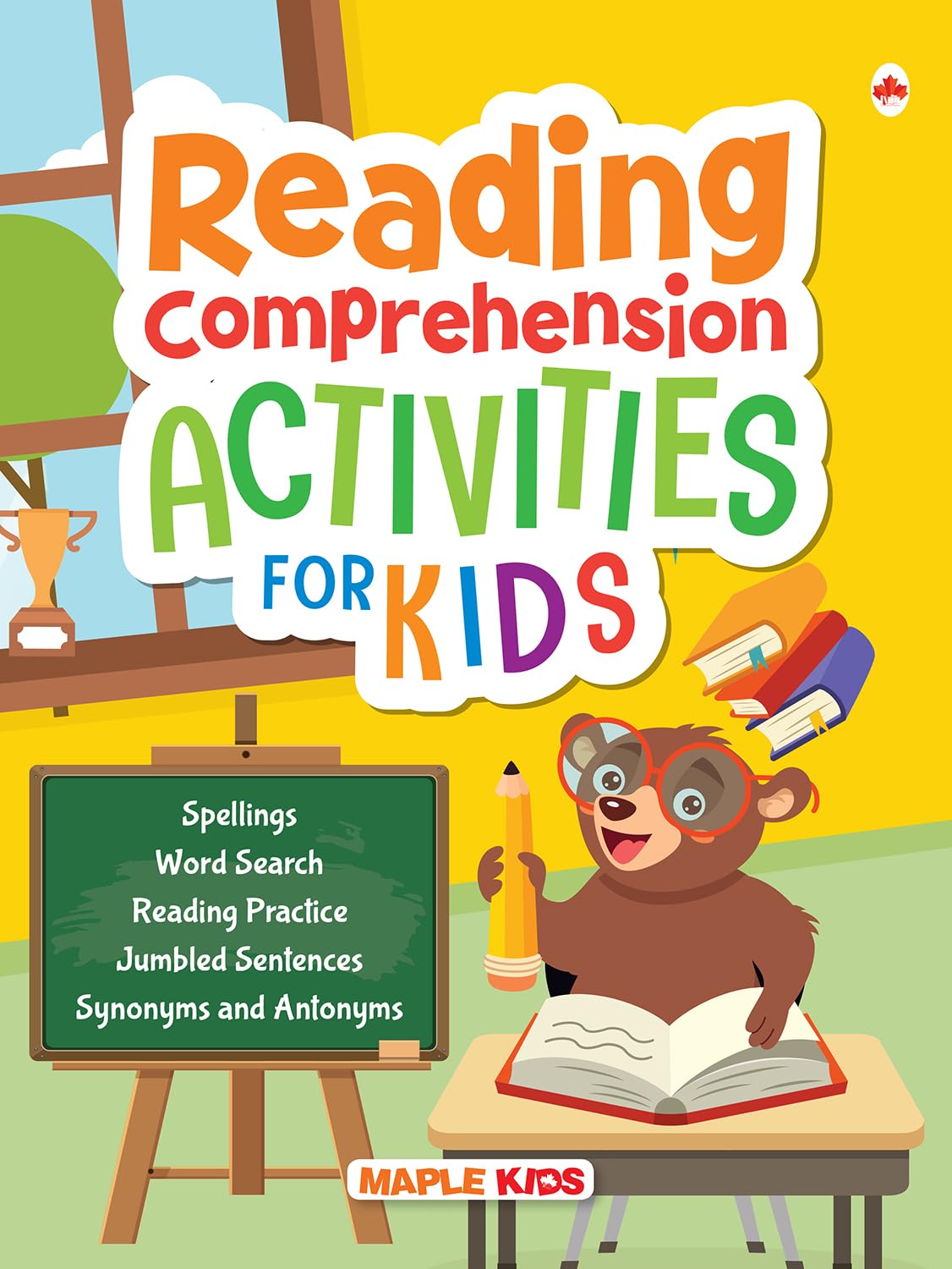 Reading Comprehension Activity Book for Kids  English Grammar Book for Kids  Reading and Writing Activities for Children  Age