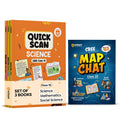 Arihant CBSE Class 10 Combo Exam 2026 | Quick Scan & Map Chat Series | Fast Revision Notes & Visual Learning Maps for Science, S