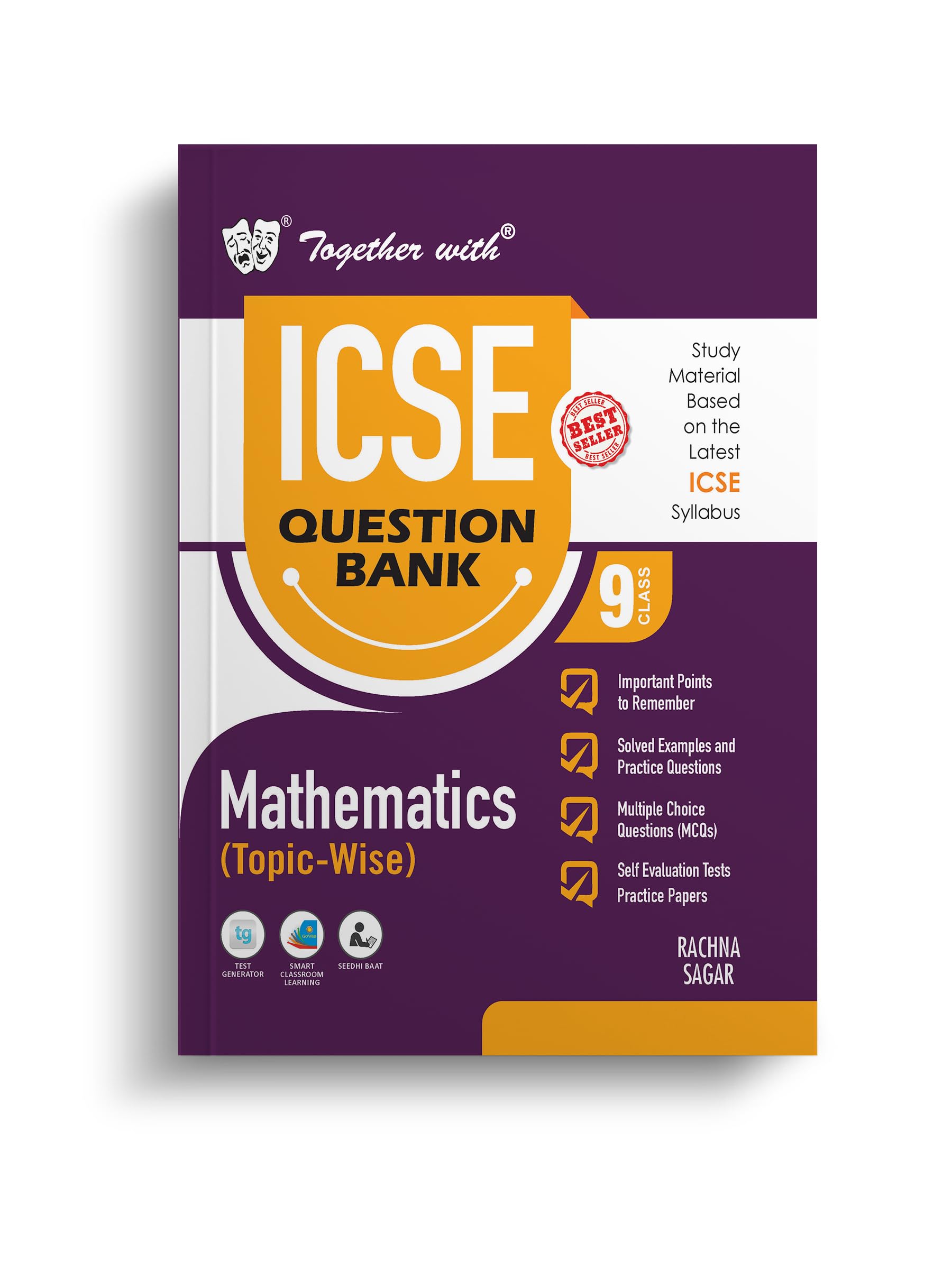 Together with ICSE Question Bank Class 9 Mathematics Exam 202425
