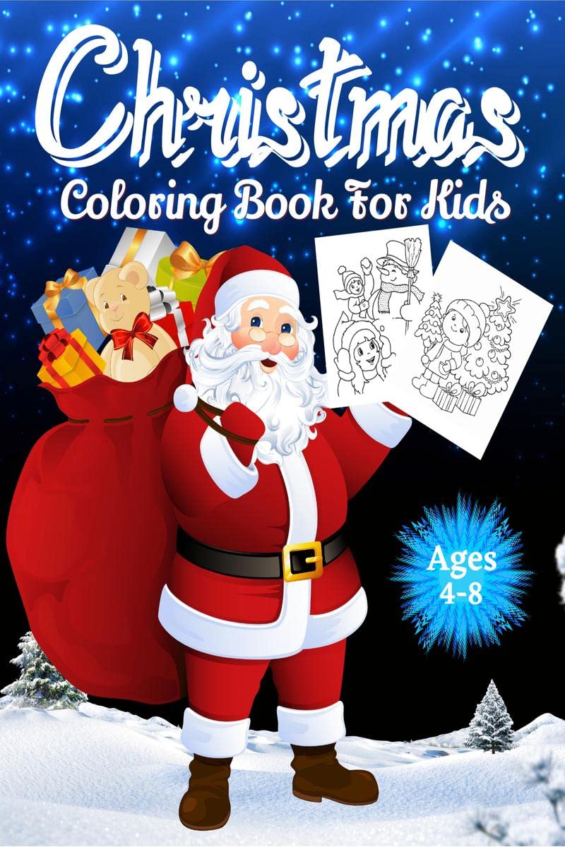Christmas Coloring Book for Kids Ages 48