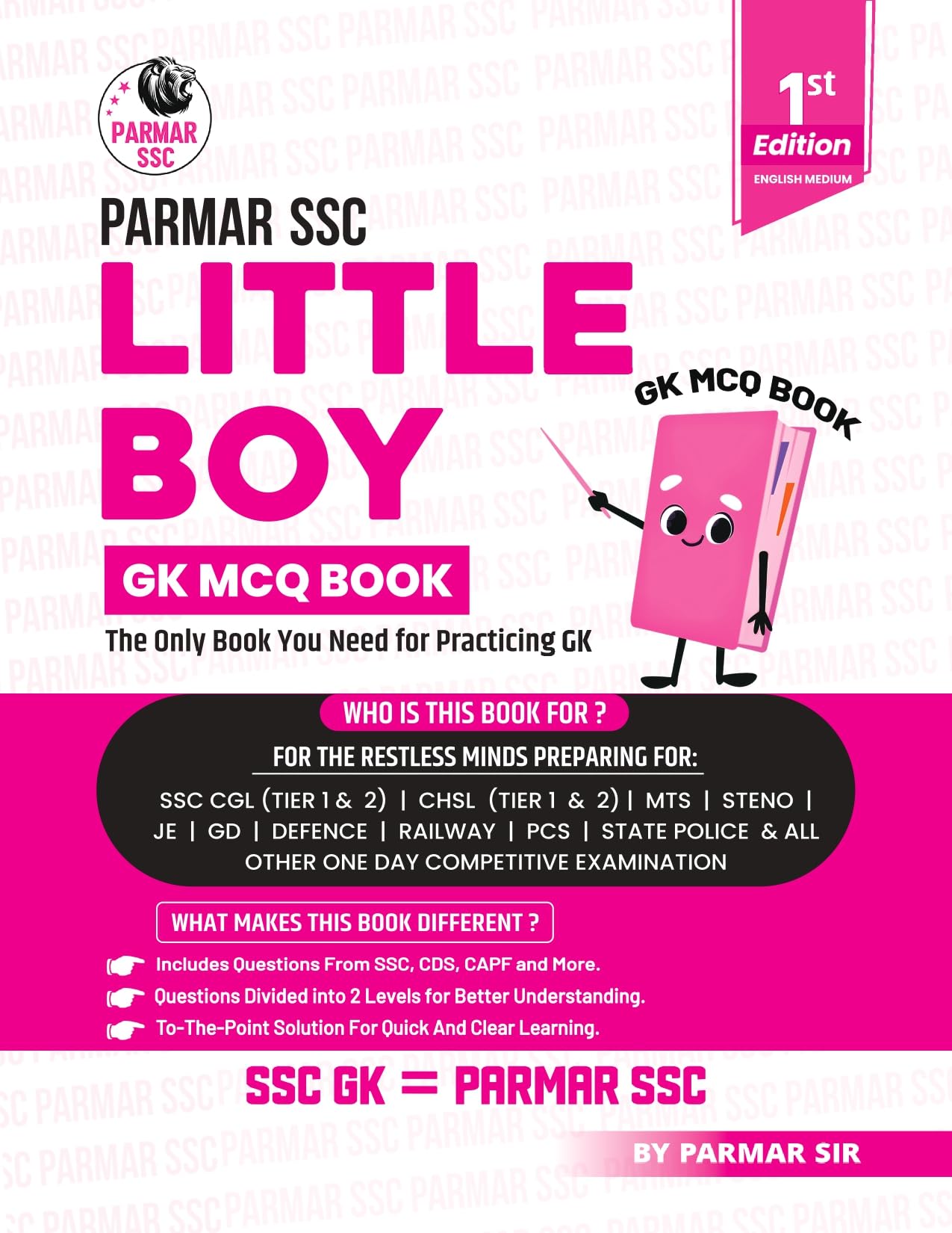 Parmar SSC Little Boy | GK MCQ Book For Practicing GK | English Medium | 1st Edition, 2025 | Useful For SSC CGL and CHSL (Tier 1