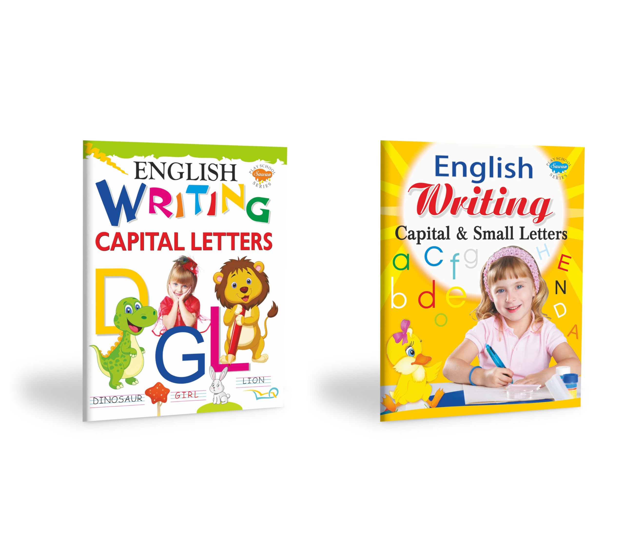 English Writing Capital Letters And English Writing Capital & Small Letters | Set Of 2 Books
