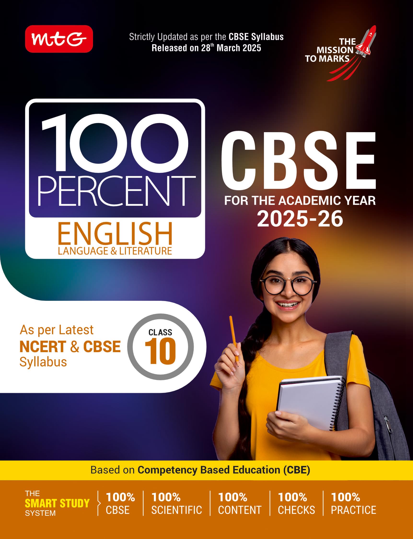 (OLD EDITION) MTG CBSE Class10 100 Percent English Language & Literature