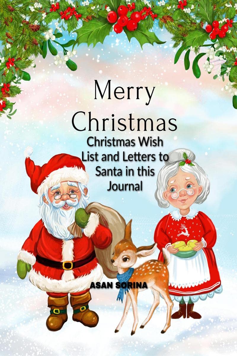 Dear Santa, Christmas Journal & Coloring Book
