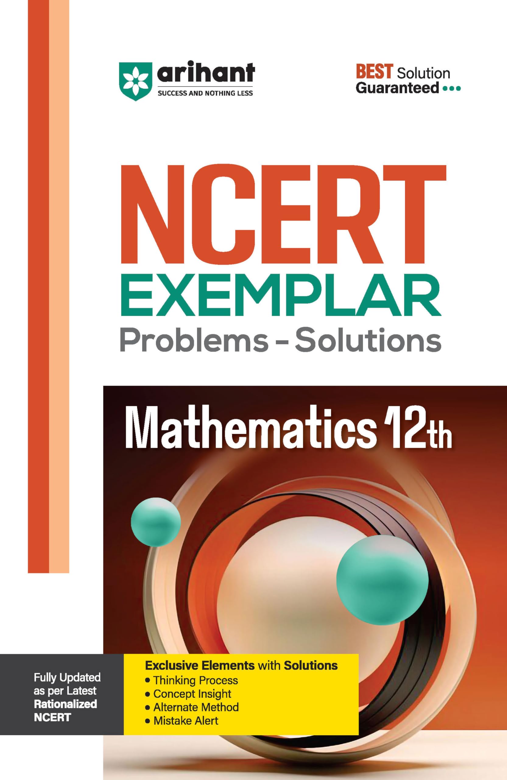 Arihant Ncert Exemplar Mathmatices Class 12Th Latest Rationalized Edition | Problems & Solutions With Exclusive Elements | Think