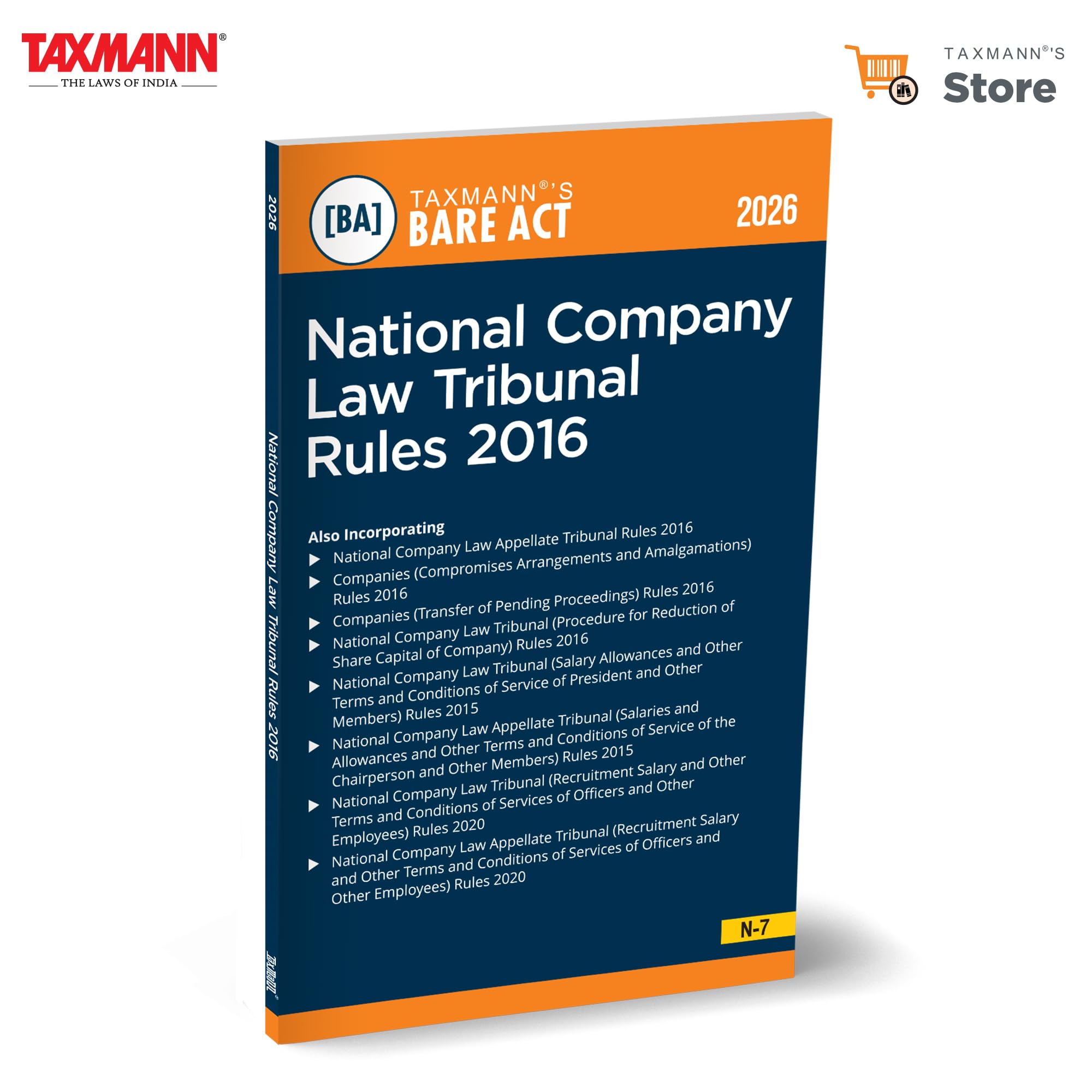 Taxmanns National Company Law Tribunal Rules 2016 [Bare Act]  Authoritative Bare Act that Presents the Complete | Updated Pro