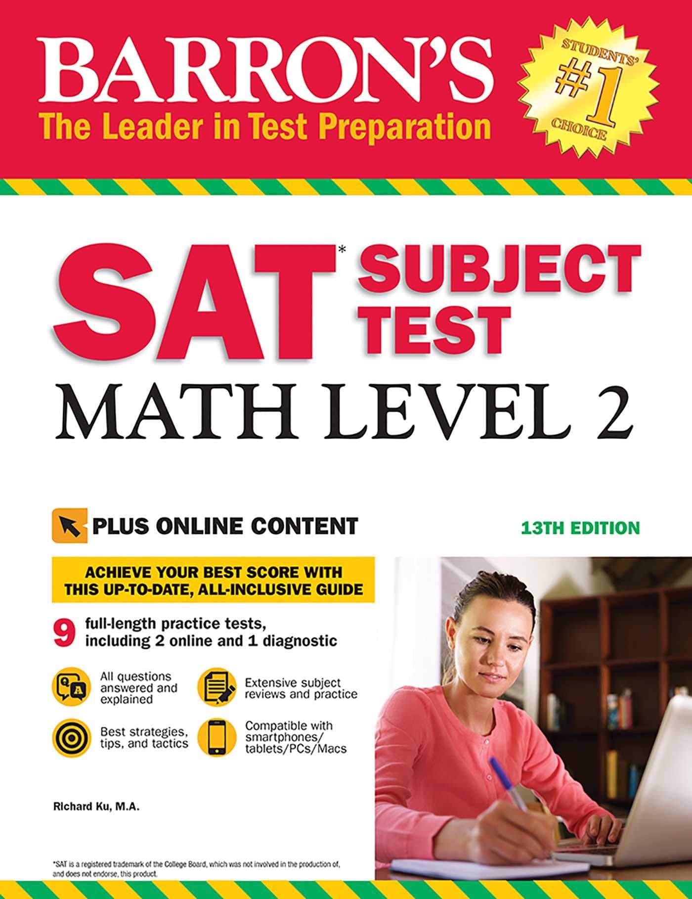 SAT Subject Test: Math Level 2 with Online Tests (Barrons Test Prep)