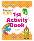 Kids 1St Activity Book  MathS For Ages 34 | Fun Tracing, Counting, And Number Activities | Early Math Learning With Colorful Pic