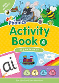 Jolly Phonics Activity Book 4: In Precursive Letters (British English edition) (Jolly Phonics Activity Books, set 17)