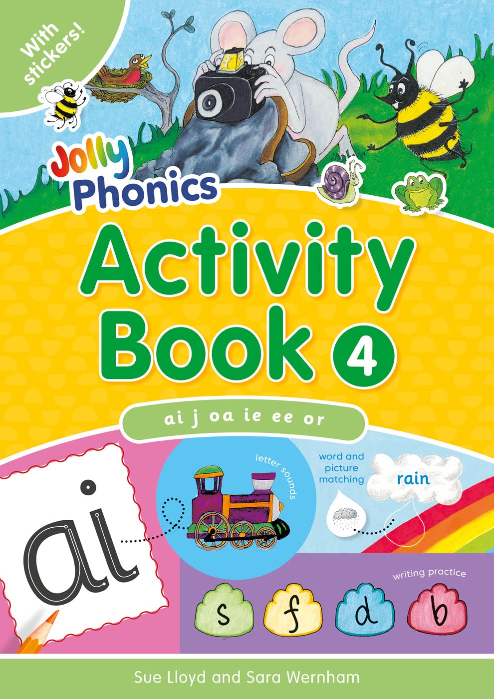 Jolly Phonics Activity Book 4: In Precursive Letters (British English edition) (Jolly Phonics Activity Books, set 17)